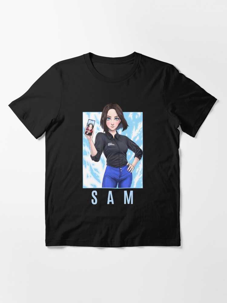 Samsung Virtual Assistant Sam Fanart T Shirt By Oyenpaws Redbubble
