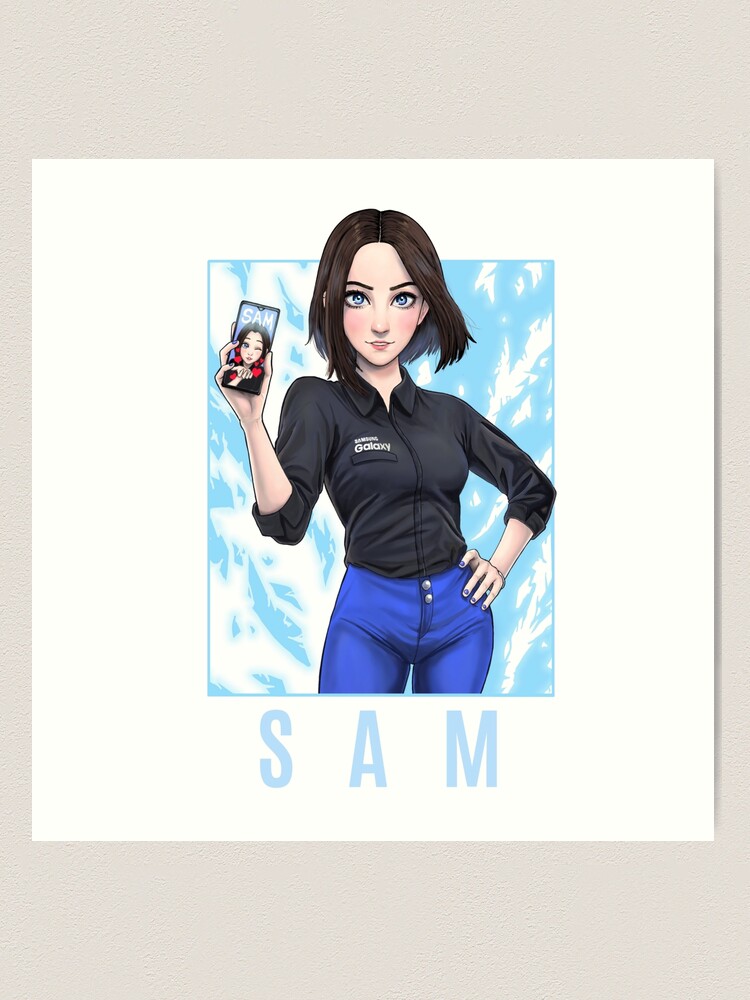 Samsung Virtual Assistant Sam Classic . Art Board Print for Sale