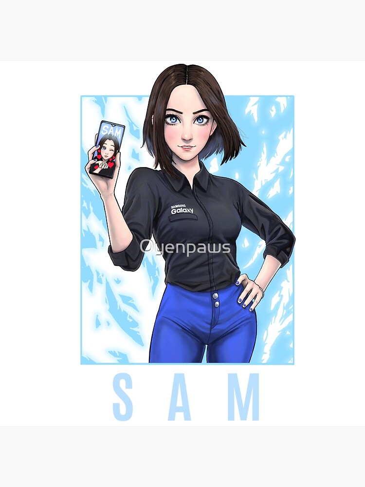 Sam in real life (Samsung girl), Samsung Sam