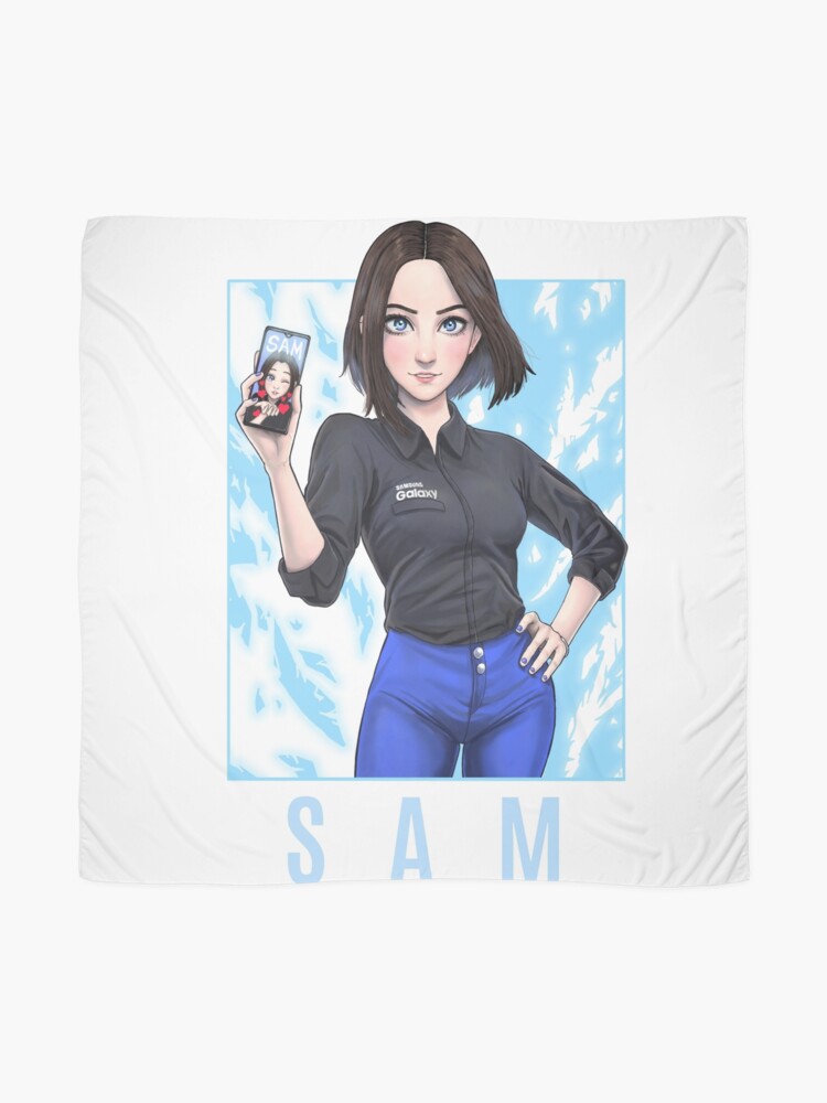 Sam (Samsung virtual assistant), fictional character, brunette
