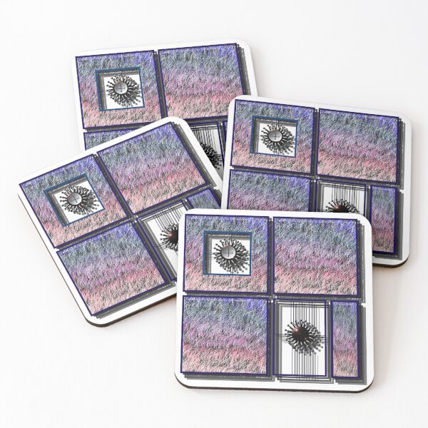 Item preview, Square, Shadow, Corona, (446) (multicolored) Decorative, Digital, Colorful, Abstract, designed and sold by Paszkan.
