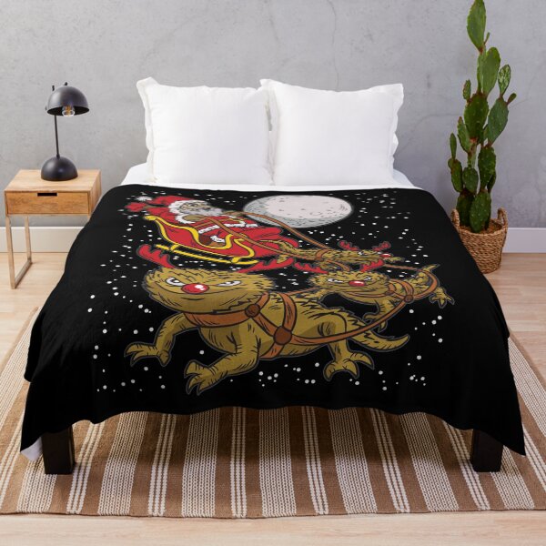 Artikelvorschau, Bearded Dragon Christmas Gift Santa Claus Sleigh entworfen und verkauft von Moonpie90.