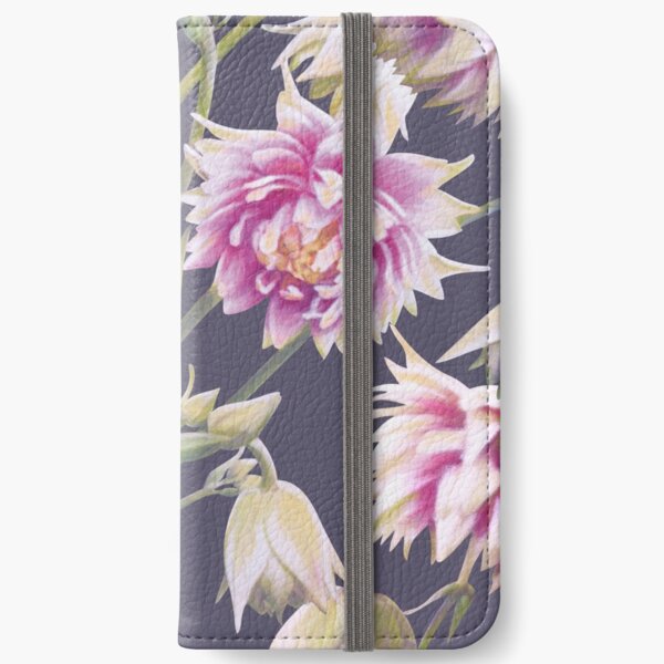 Nora Barlow Aquilegia Flowers iPhone Wallet
