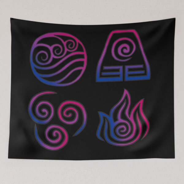 Item preview, Four Elements Bisexual Pride  designed and sold by Fandom-Finesse.