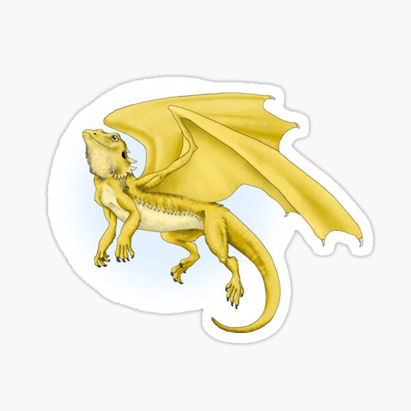 BEARDED DRAGON DRAGON Sticker