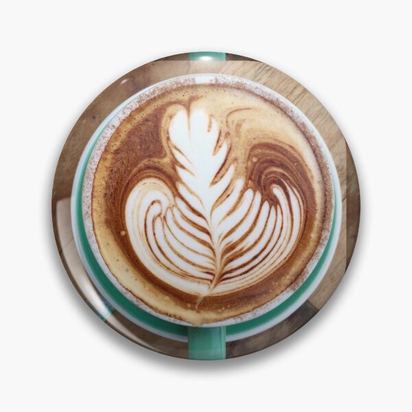 Item preview, Cappuccino Coffee in Jade Cups on whitewashed table - Grid Pattern - Vicki Hadfield - Australia designed and sold by Printable Pressies.