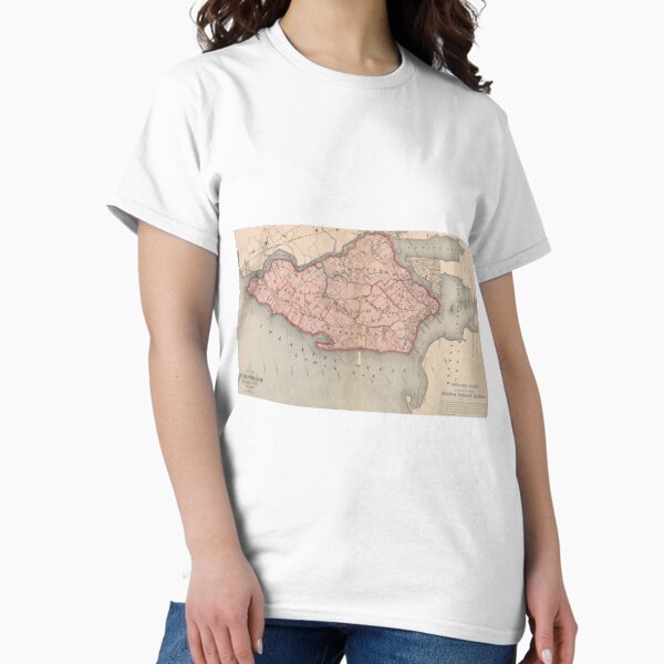 Item preview, Vintage Map of Staten Island New York (1874) designed and sold by BravuraMedia.
