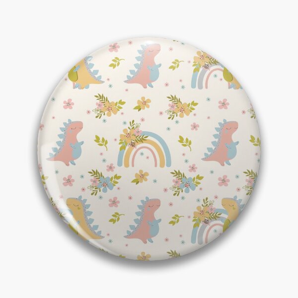Item preview, Rainbow Dinosaur Seamless Pattern, Dinosaur Seamless Pattern Design designed and sold by graphic-genie.
