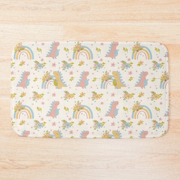 Item preview, Rainbow Dinosaur Seamless Pattern, Dinosaur Seamless Pattern Design designed and sold by graphic-genie.