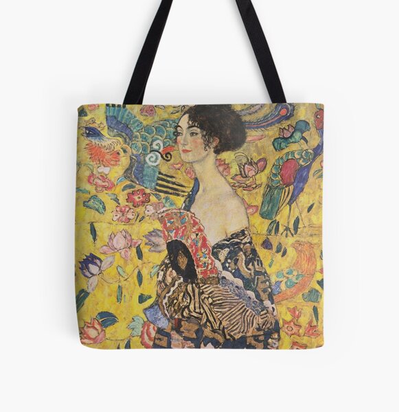  Gustav Klimt design All Over Print Tote Bag