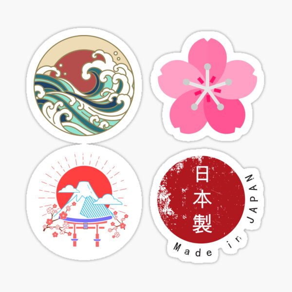 Japan Culture Sticker Pack Sticker By Cozicreatives Redbubble