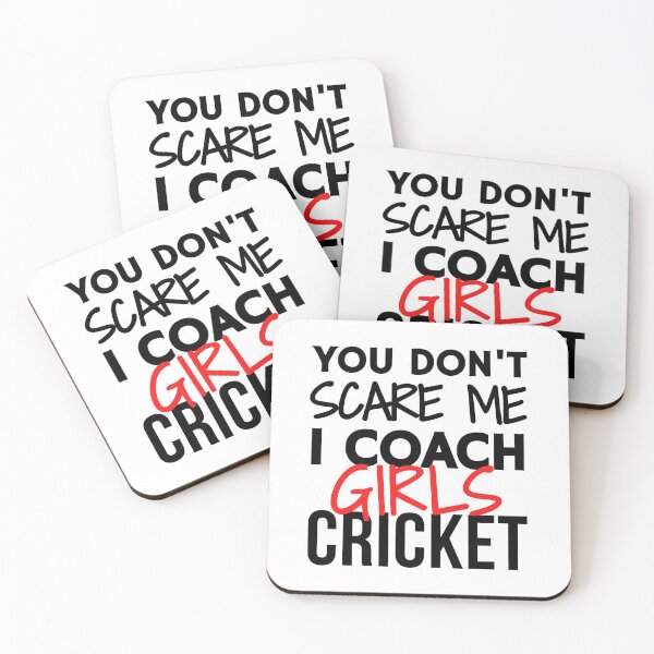 Item preview, You don't scare me I coach girls cricket designed and sold by TheGreenGoat.
