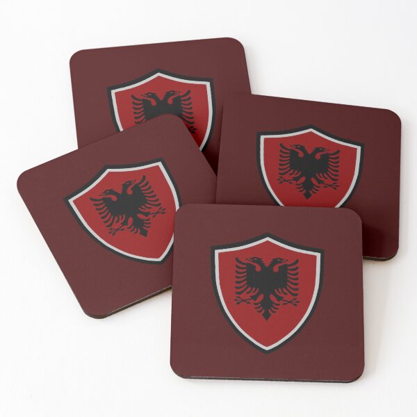 Item preview, Albanian shield flag designed and sold by P-I-R.