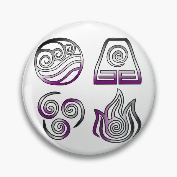 Item preview, Four Elements Asexual Pride designed and sold by Fandom-Finesse.