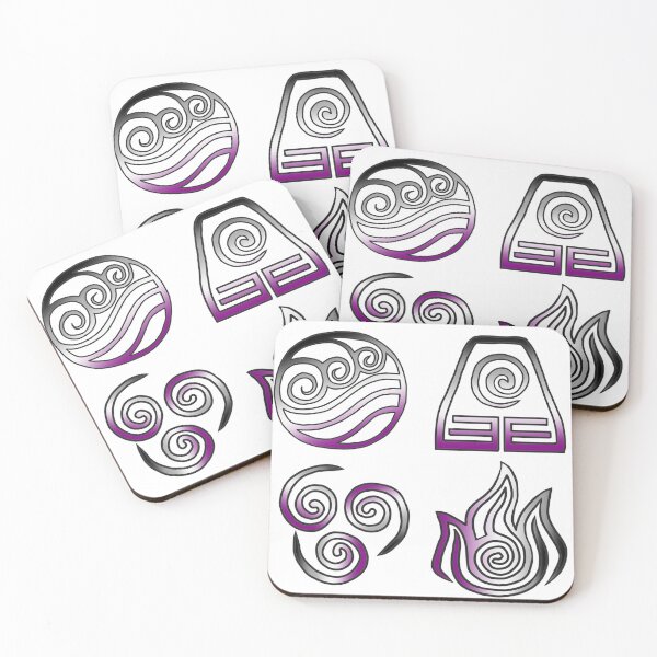 Item preview, Four Elements Asexual Pride designed and sold by Fandom-Finesse.