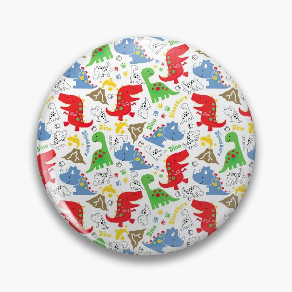 Item preview, Colorful Dinosaur Seamless Pattern, Dinosaur Seamless Pattern Design designed and sold by graphic-genie.