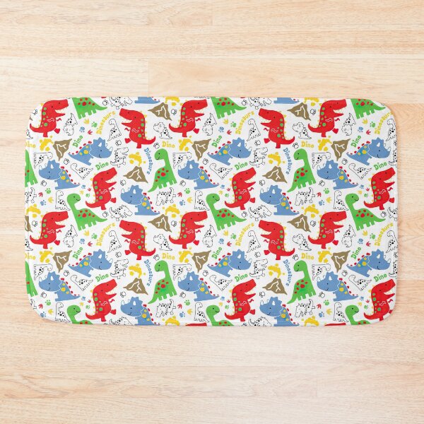 Item preview, Colorful Dinosaur Seamless Pattern, Dinosaur Seamless Pattern Design designed and sold by graphic-genie.