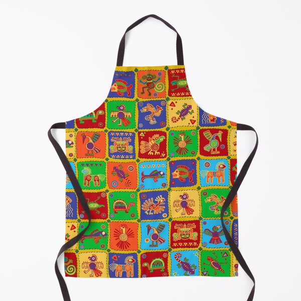 Item preview, Colorful Aztec Mexican Animals 2 designed and sold by k9printart.