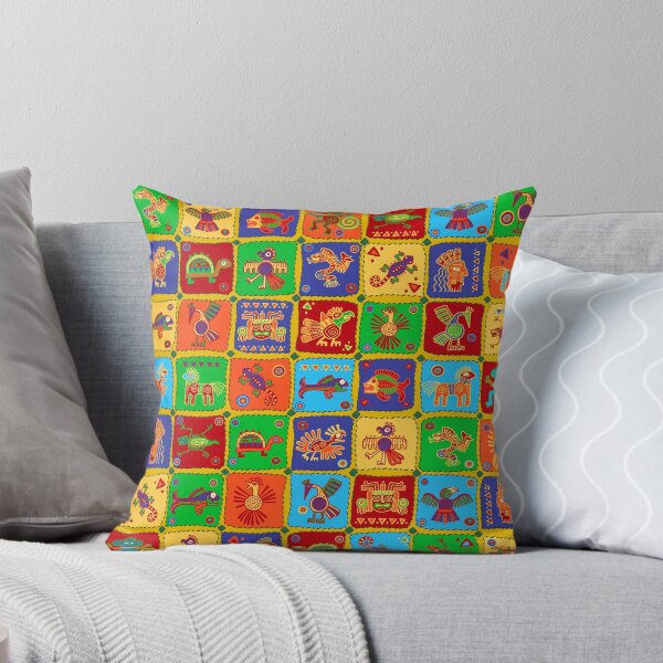 Item preview, Colorful Aztec Mexican Animals 2 designed and sold by k9printart.