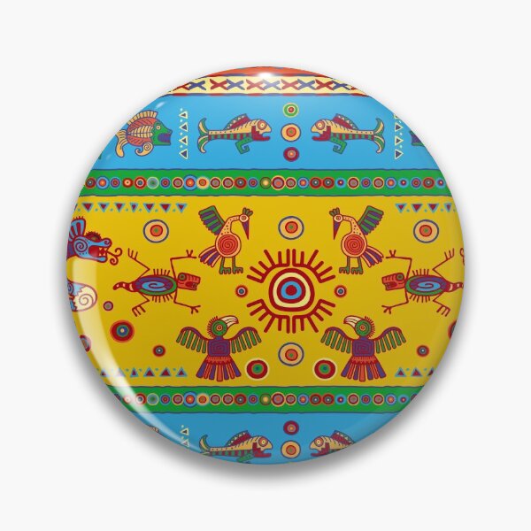 Item preview, Colorful Aztec Mexican Animals Ornament  designed and sold by k9printart.