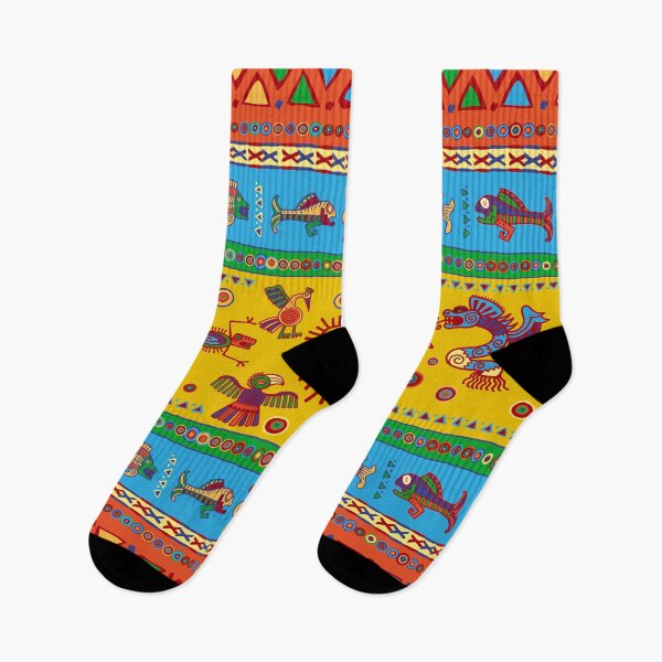 Item preview, Colorful Aztec Mexican Animals Ornament  designed and sold by k9printart.