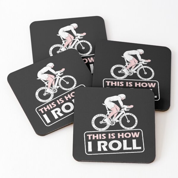 Item preview, This is How I Roll Road Cyclist Eat Sleep Ride Repeat Cycling designed and sold by grinta2021.