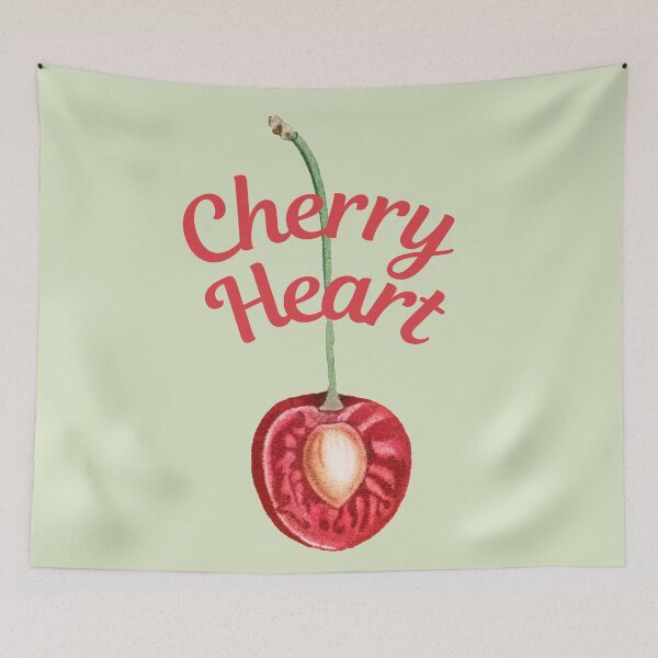 Item preview, Cherry heart - Vintage style print designed and sold by yennyz.