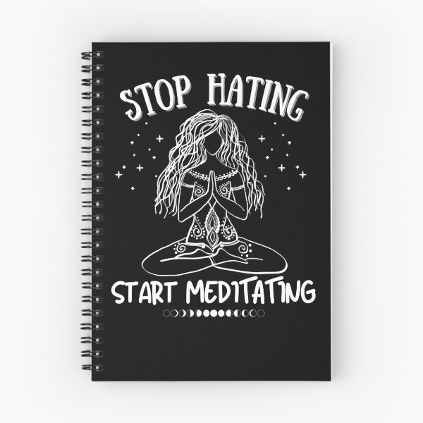 Item preview, Stop Hating Start Meditating   designed and sold by seauEashan.