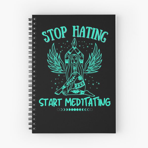 Item preview, Stop Hating Start Meditating  designed and sold by seauEashan.