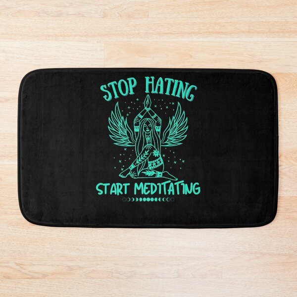 Item preview, Stop Hating Start Meditating  designed and sold by seauEashan.