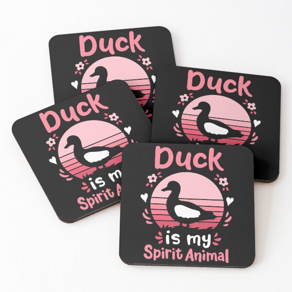 Item preview, Duck Spirit Animal Retro designed and sold by CreativeGiftShp.