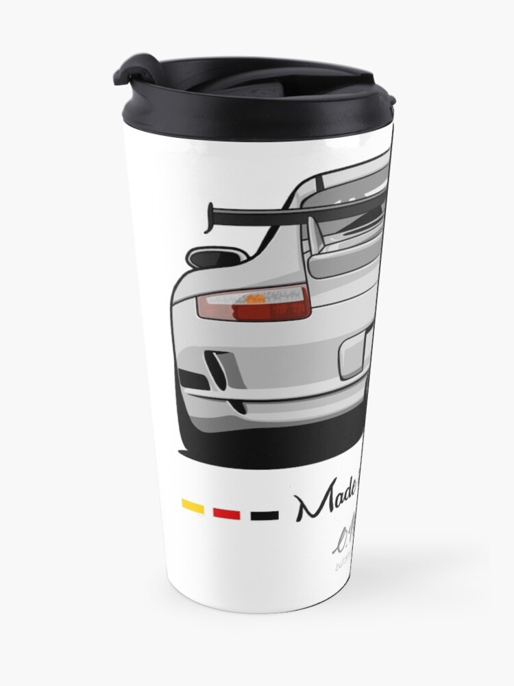 Alternate view of GT3 (white) Travel Mug