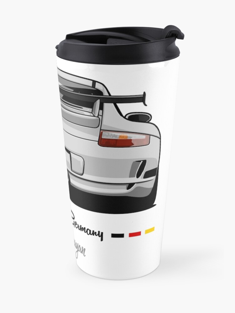 Alternate view of GT3 (white) Travel Mug