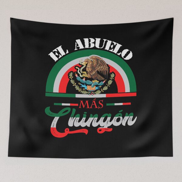 Item preview, El Abuelo Mas Chigon Mexican Rainbow Flag designed and sold by kristazzsa112.