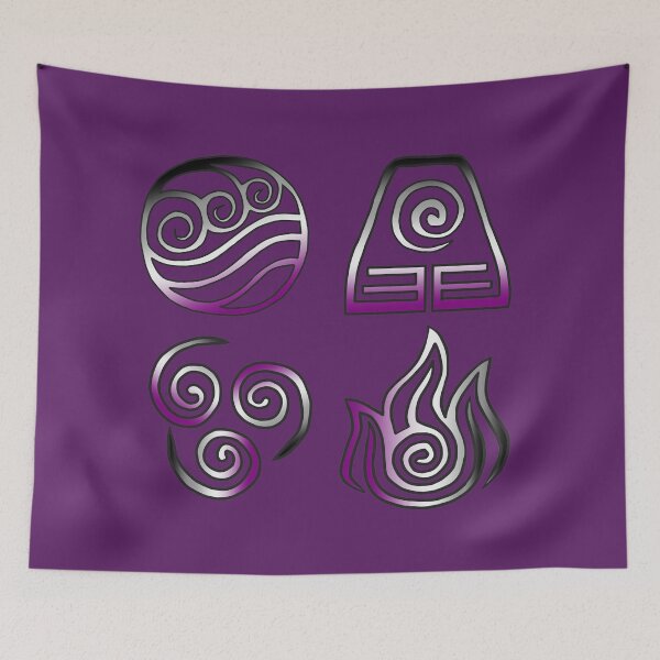 Item preview, Four Elements Asexual Pride designed and sold by Fandom-Finesse.