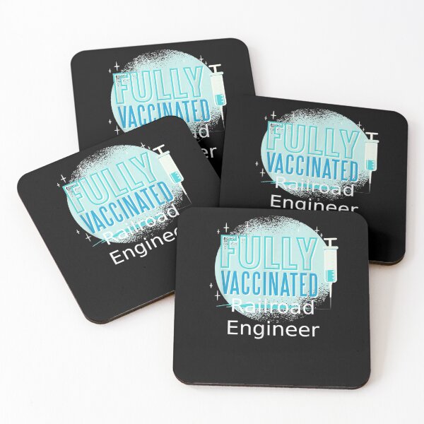 Item preview, I've Been Vaccinated Railroad Engineer Gift  designed and sold by suzanso.