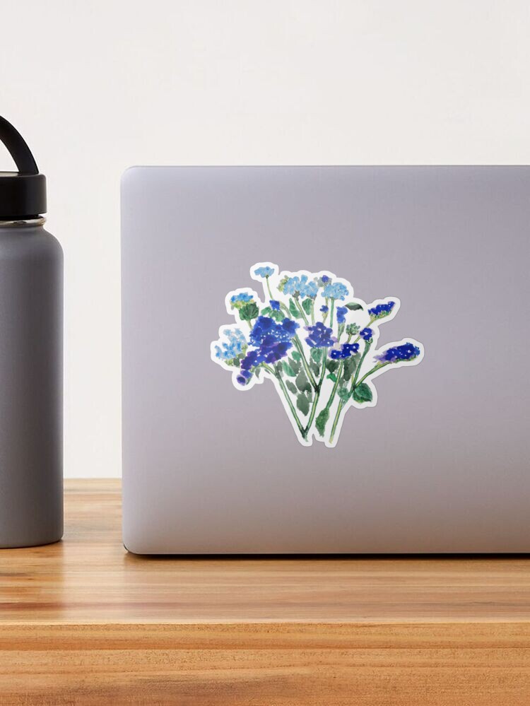 Fleur bleue (REFH246) - Sticker A moi