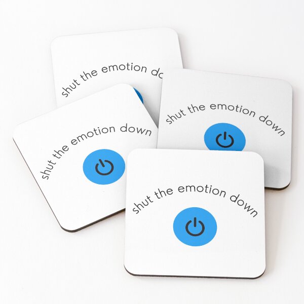 Item preview, shut the emotion down, anxiety disorder designed and sold by Amalzaki.