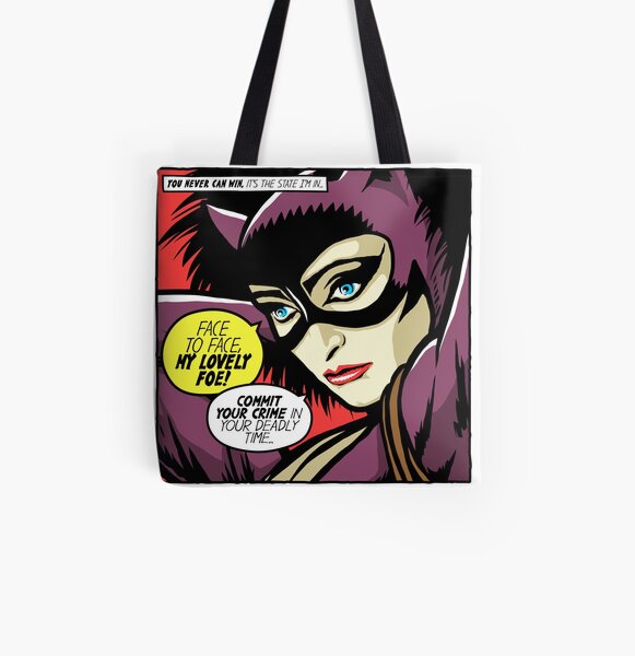 Post-Punk Face All Over Print Tote Bag