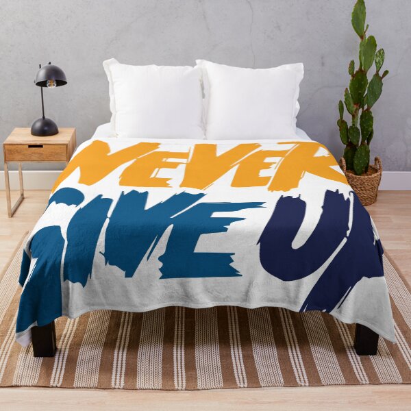 Item preview, never give up designed and sold by THE OTAKU SHOP.