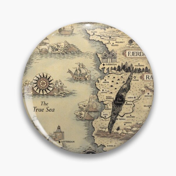 Item preview, Colored Grishaverse Map (Shadow and Bone map)  designed and sold by Sumeya Qynn.