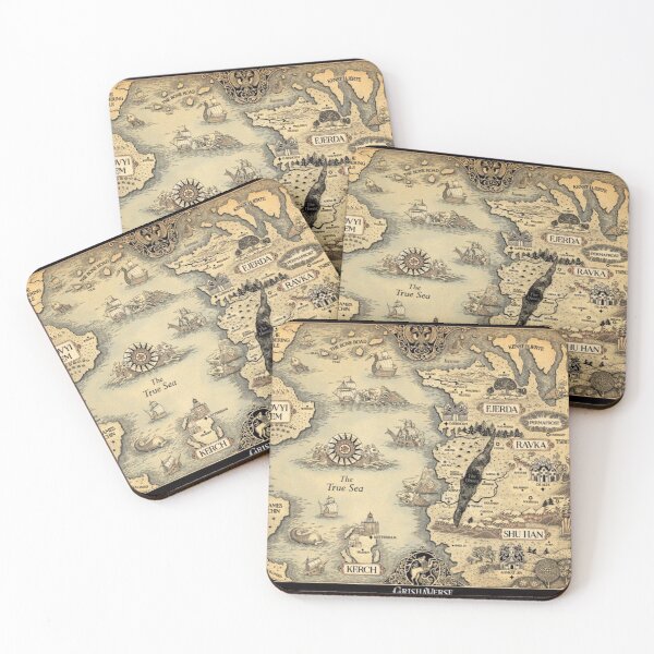 Item preview, Colored Grishaverse Map (Shadow and Bone map)  designed and sold by Sumeya Qynn.