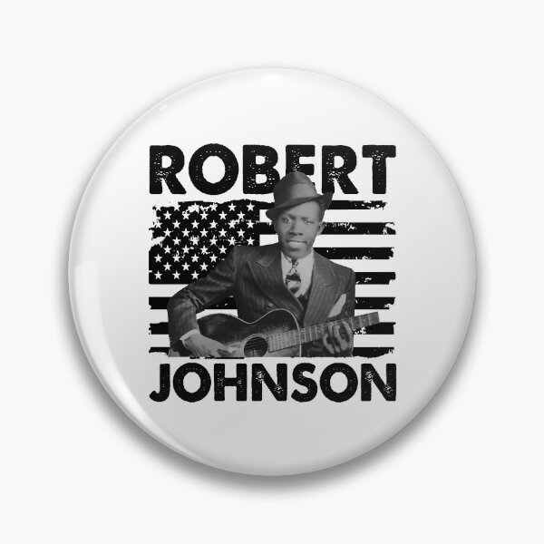 Item preview, Retro American Flag Robert Johnson Music Gift designed and sold by DaviesstaceyTom.