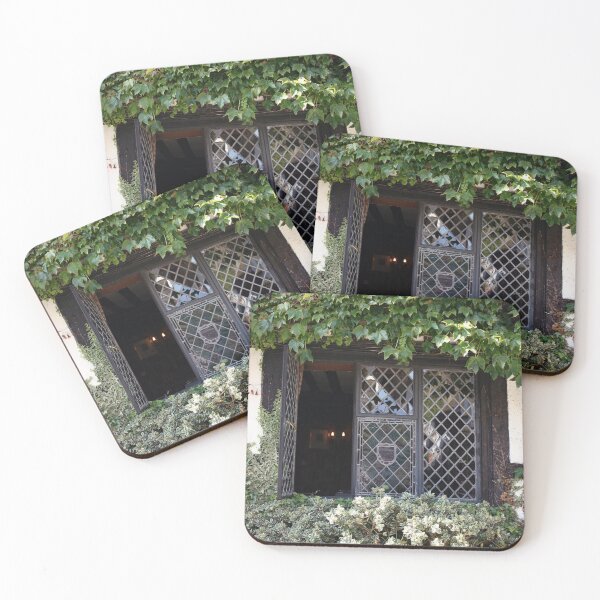 Item preview, Tudor window with ivy on English house designed and sold by photoslot.