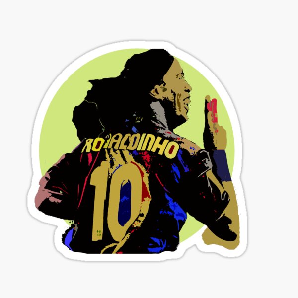 Etiqueta engomada de Ronaldinho Pegatina