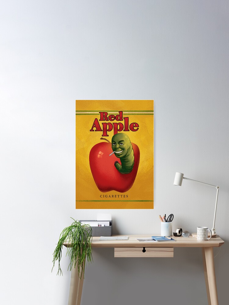 Red Apple Cigarettes Poster for Sale by Nikita Abakumov