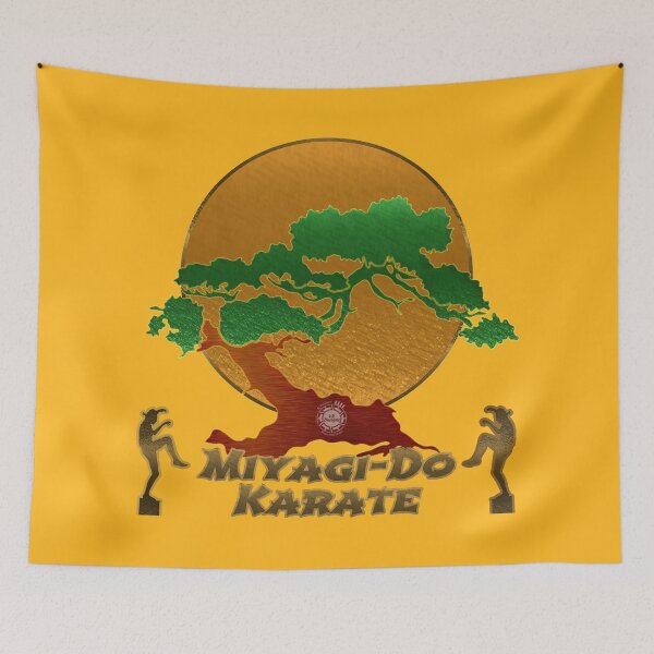 Item preview, Miyagi-Do Karate Custom Logo (Golden Metal Paint) designed and sold by Visual Resolutions.