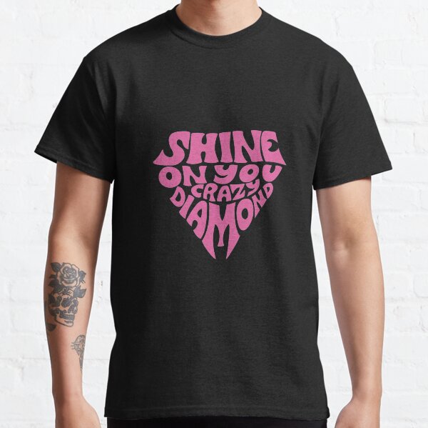 pink floyd shine on you crazy diamond t shirt