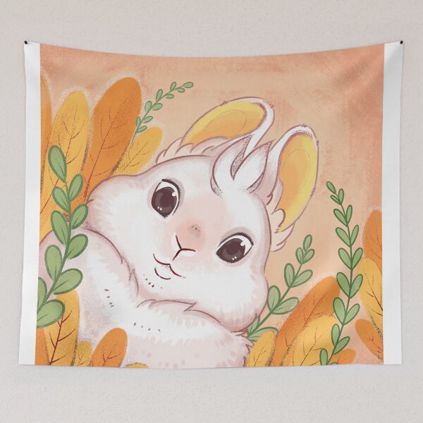 Item preview, Cute white bunny designed and sold by Seversays.