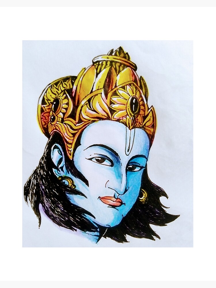 Buy Shri Ram Canvas Painting Online in India - Etsy